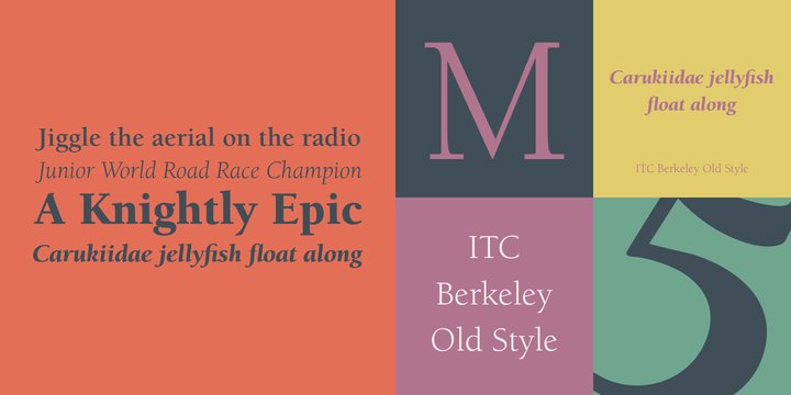 ITC Berkeley Old Style Font